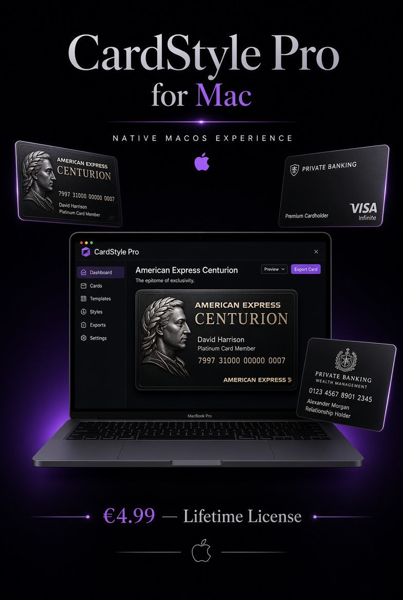 CardStylePro for Mac        (Lifetime license)